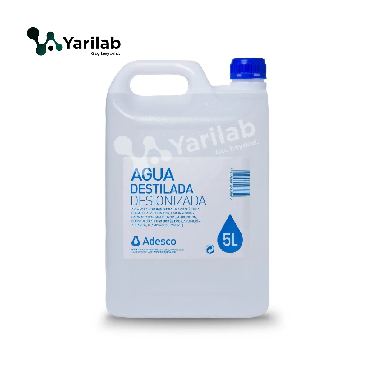 Eau purifiée type II ECM max 2µS/cm³ pour laboratoires