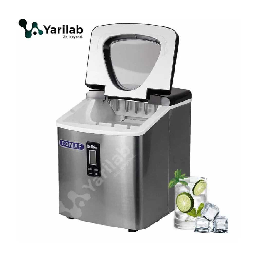 Machine à glaçons pour laboratoire 12kg/24h Dimensions : 297x367x378mm Puissance : 0,7A