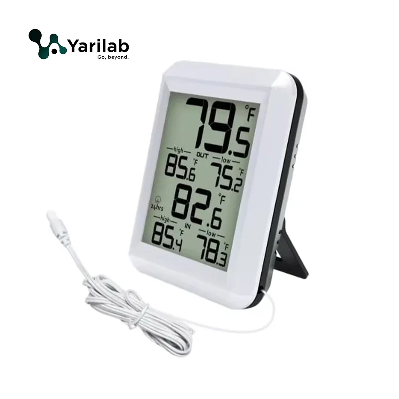 Thermomètre digital pour laboratoire avec sonde (Min/Max) Yieri®